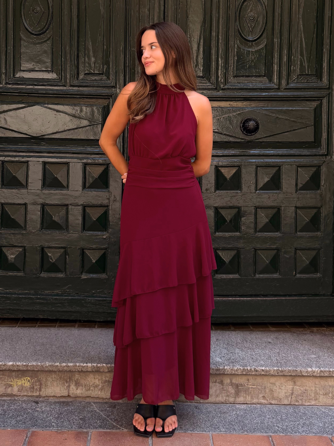 Vestido Vesper Frambuesa