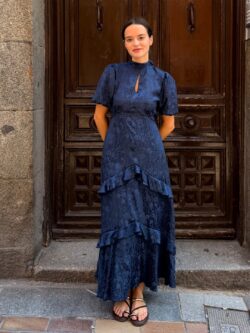 Vestido Sabine Azul Noche