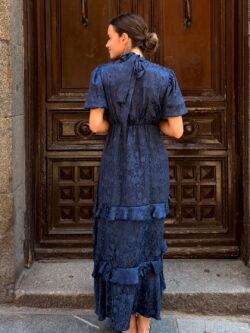 Vestido Sabine Azul Noche - Imagen 4