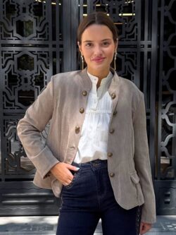 Chaqueta Officer Topo