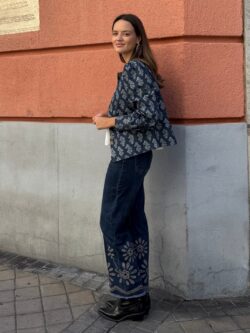 Chaqueta Botánica Azul Marino - Imagen 4