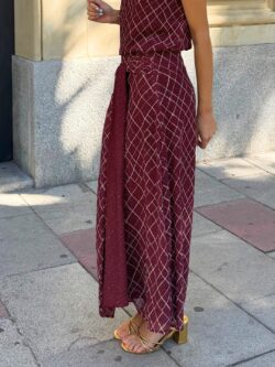 Conjunto Halter Lazo Burdeos - Imagen 5