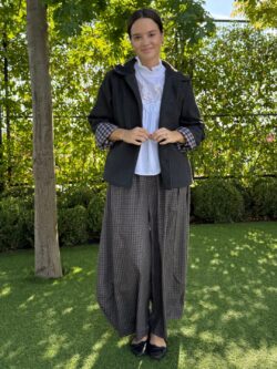 Chaqueta Gris Clásica Botones Carey - Imagen 6