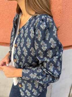 Chaqueta Botánica Azul Marino - Imagen 3
