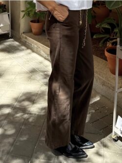 Jeans Wide Leg Chocolate - Imagen 3