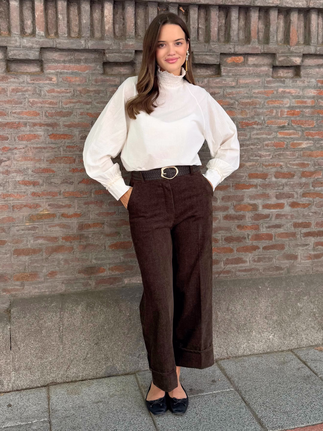 Pantalón Sastre Officer Chocolate